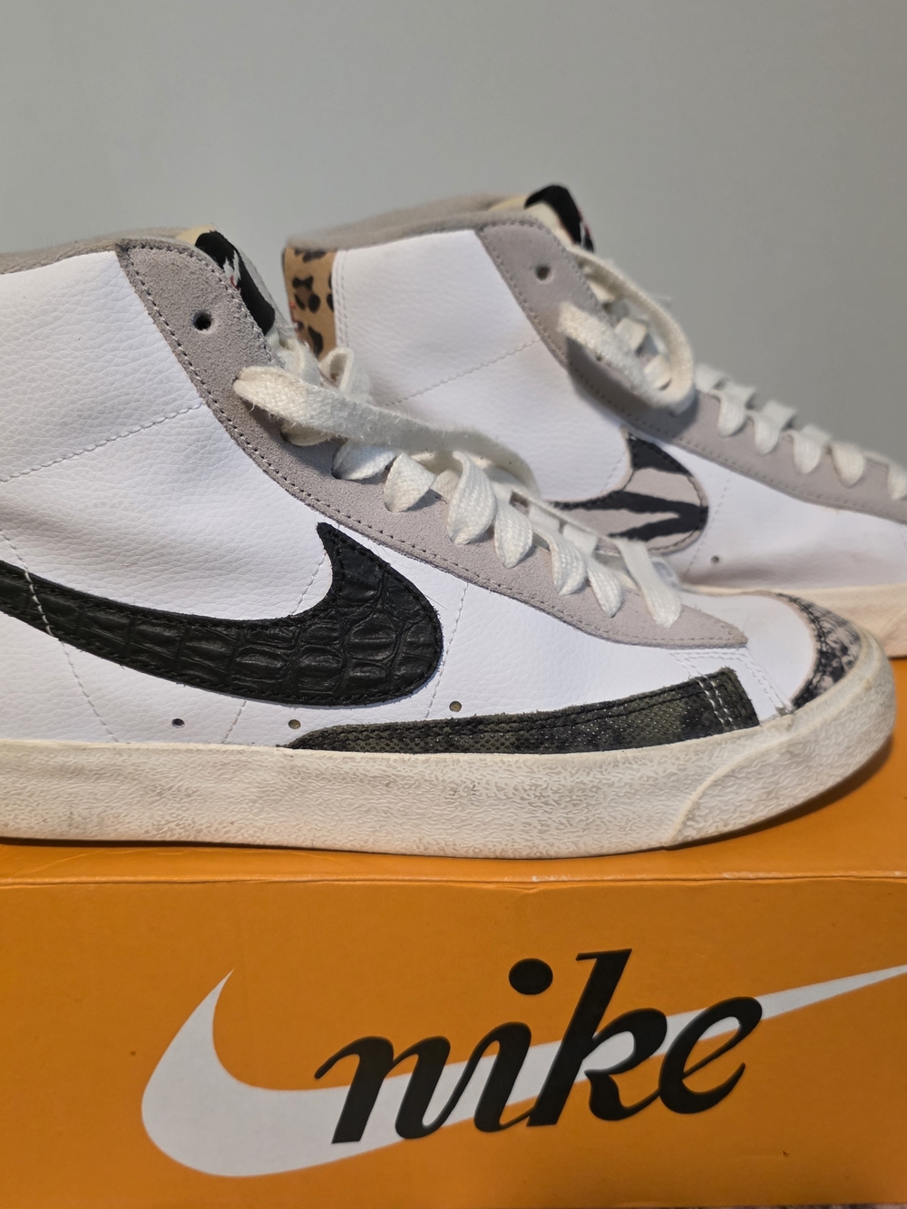 Nike Blazer Mid 77 Vintage Animal Instinct Mens 8.5 Womens 10 DZ4840-100
